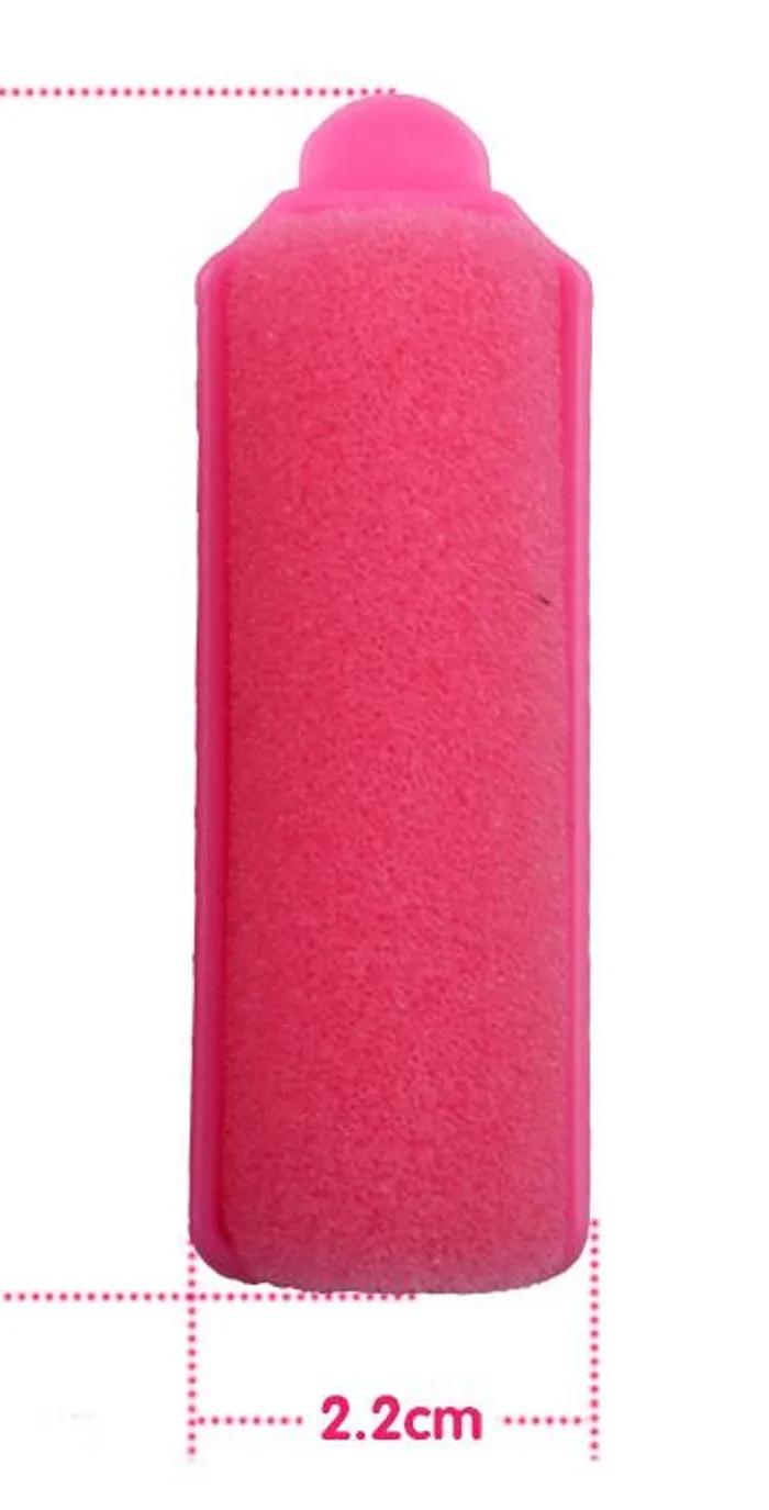 Bigodino capelli Roll roller Spugna morbida Twist Cura dei capelli Stick lo styling Roller Strumenti fai-da-te innocuo sicuro piccolo roseo donne e ragazze