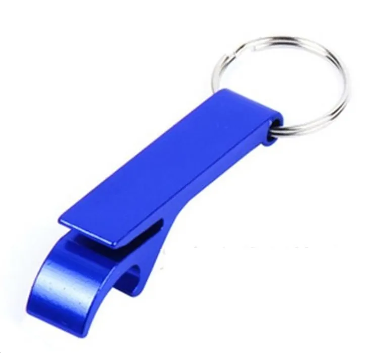 جديد METAL سبائك الألومنيوم KEYCHAIN ​​KEY CHAIN ​​RING مع فتاحة زجاجات البيرة شخصية مخصصة، النقش بالليزر لالفتاحات حرة