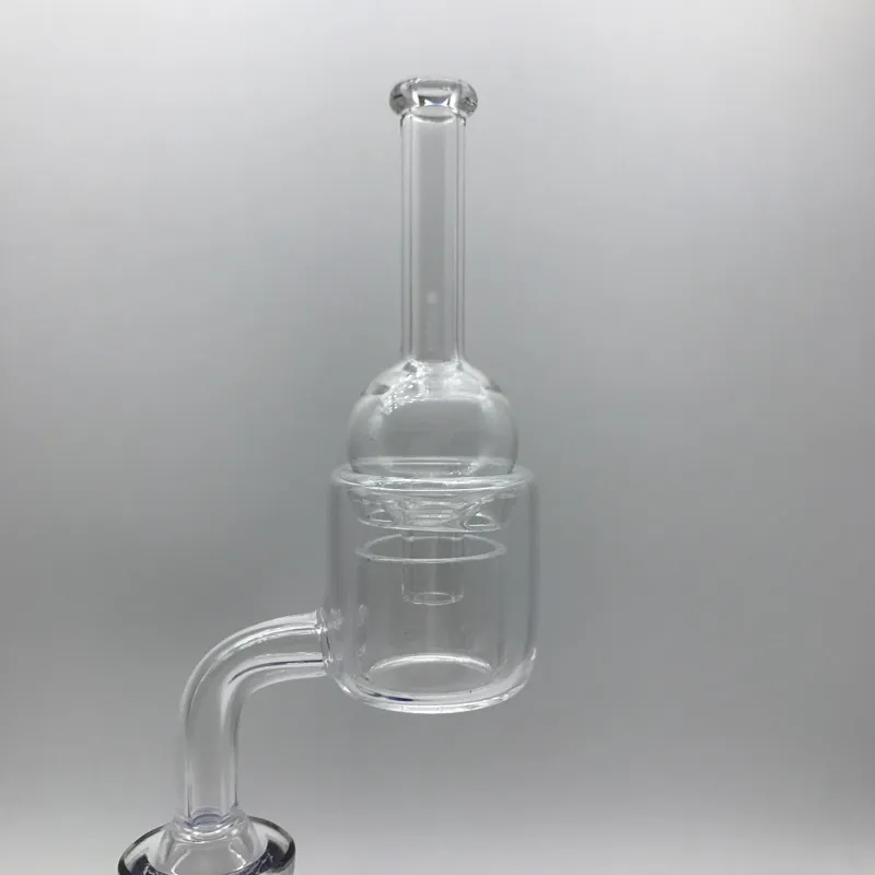 6 pouces verre bangs plates-formes pétrolières avec quartz gratuit thermique P Banger bols en verre à ongles drop down capiteux bécher dab rigs conduites d'eau