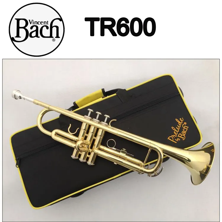 Wholesale Brand New Bach Professional BB Trumpet Model Bach TR600 BB