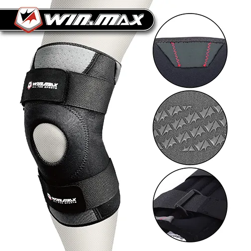 Winmax neoprene ajustável respirável joelheira suporte manga patela joelheira para corrida ciclismo bola de futebol basquete skateb9838617