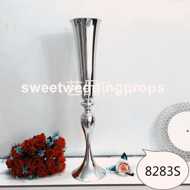 54cm Gold Wedding Flower Vase Table Centerpiece Wedding Props 