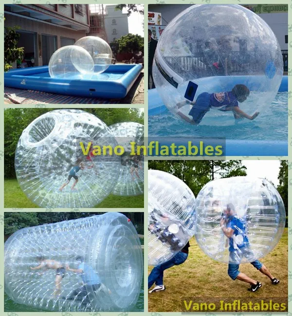 Palla Gigante Gonfiabile Del Criceto Limbracatura Dei Buttafari Giganti  Degli Umani Palle Di Zorb Su Terra O Acqua Zorbing 1,9 M 2.5m 3m Da 646,54  €