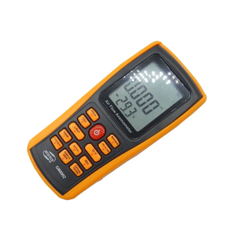 Freeshipping 0-45M/S Digital Anemometer Wind Speed Meter Air Volume Ambient Temperature Tester With USB Interface