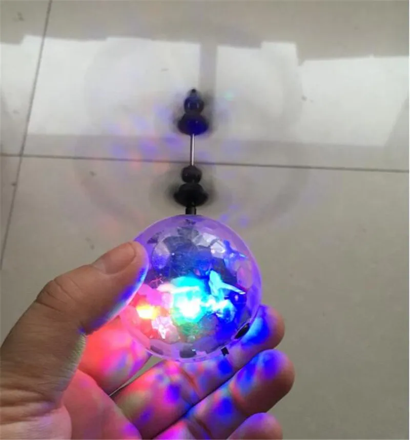 Mini LED Flashing Light Induction Fly Ball Toys Remote Control RC