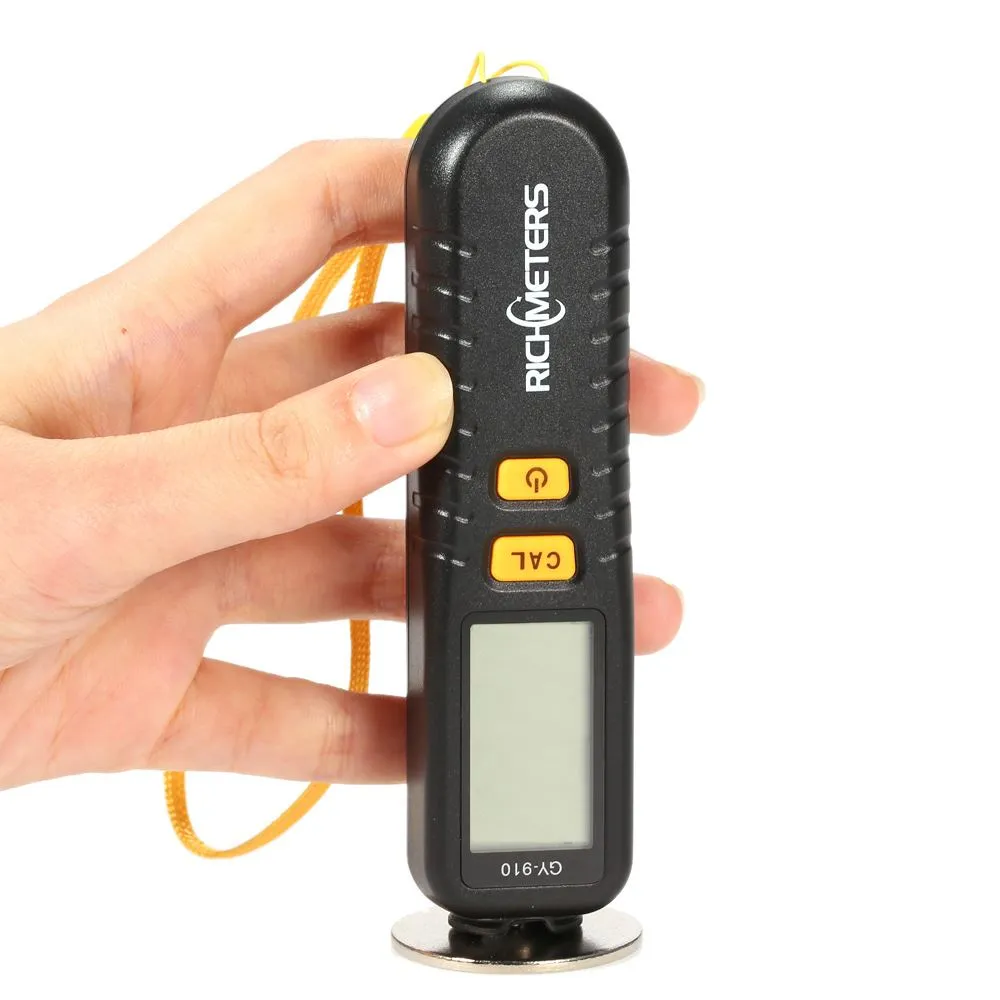 Freeshipping Digital Medidor de Espessura de Revestimento de tinta portátil Handheld Gauge Tester diagnóstico-ferramenta Fe / NFe Revestimentos Display LCD