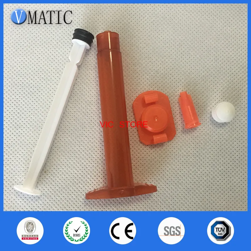 Pack von 10 x 5CC Amber UV-Block Flüssigkeit Manuelle Spritze Dispenser für Epoxidharz