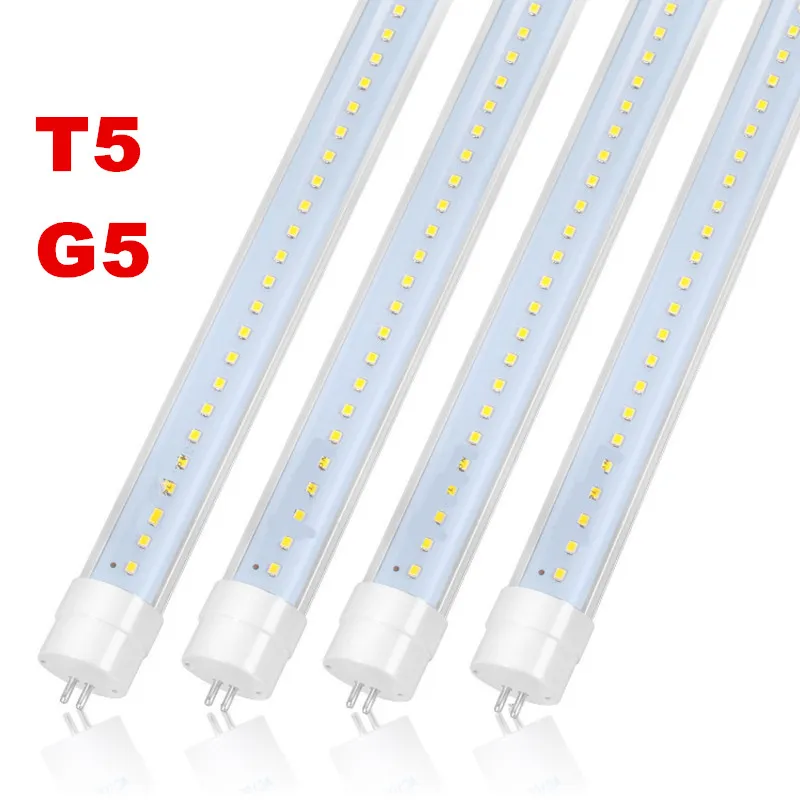 UL FCC T5 LED-Röhrenleuchten G5 1163 mm 4 Fuß 22 W 2400 lm Lampen T5 2 Fuß 3 Fuß LED-Röhren Licht AC 85-265 V