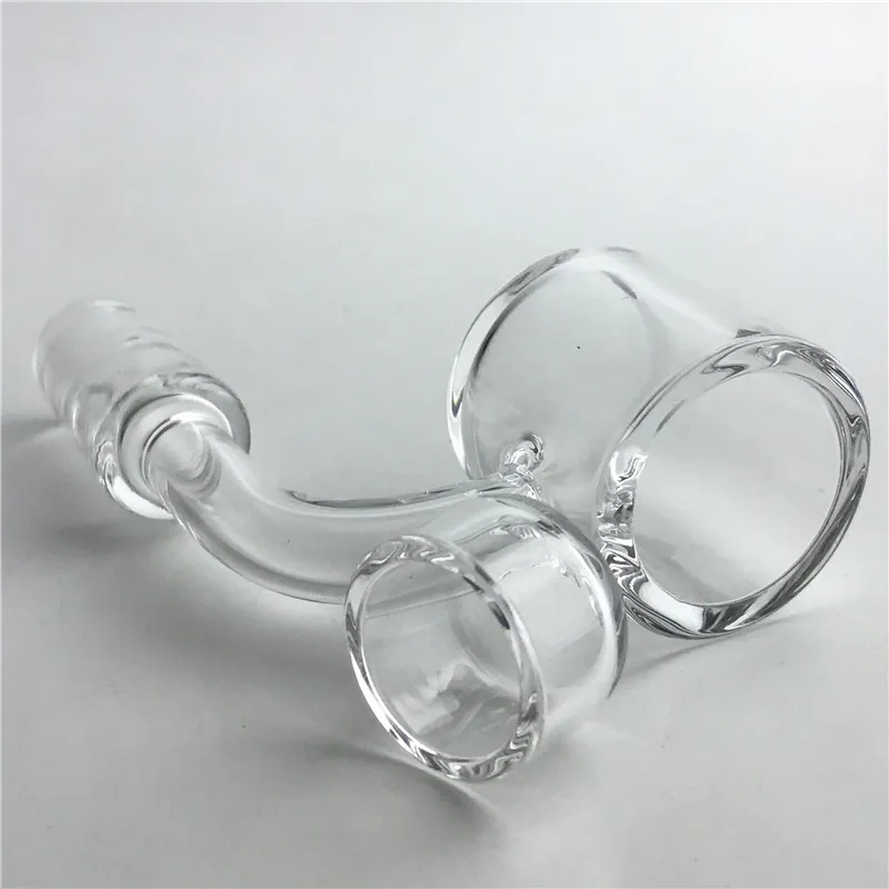 25mm 3mm Dikke Quartz Banger Insert Thermische Kom Nail met 10mm 14mm 18mm Duidelijke Joint 25mm Platte Bucket Quartz Insert Nagels