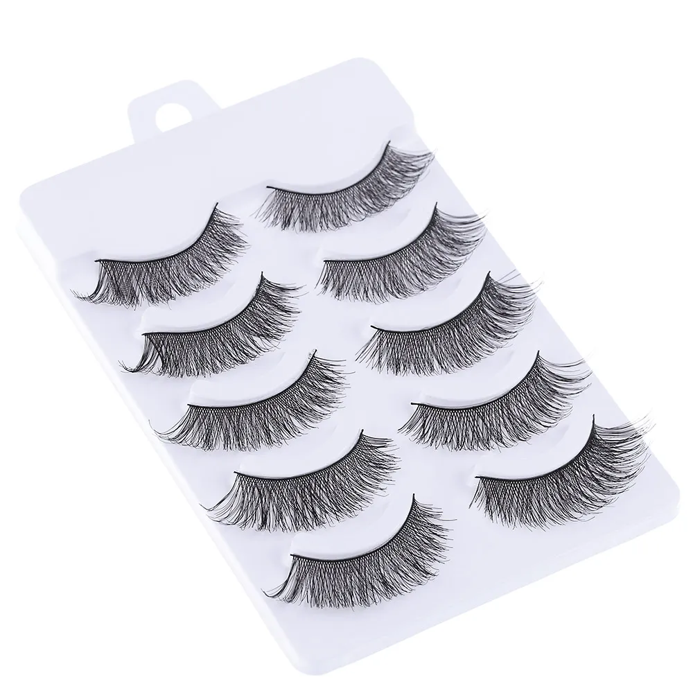Smoked Messy Cross Winged False Eyelashes For Alopecia For Thick, Long
