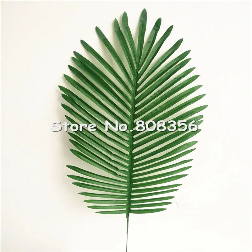 Konstgjorda blad Simulering Växtblomma Fake Palm Tree Leaf Greenery Green/White/Golden/Silver Colors For Floral Arrangement Accessory Part