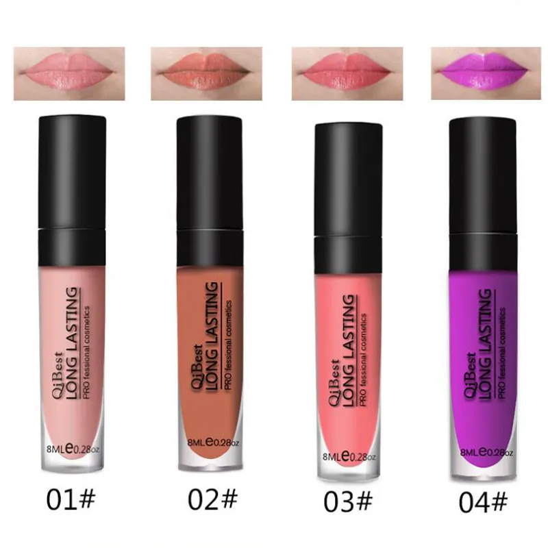 Makeup Tool 12 Kleur Velvet Matte Waterdichte Vloeistof Lipstick Lip Gloss Potlood Langdurige Lip Stick Hoge kleurweergave