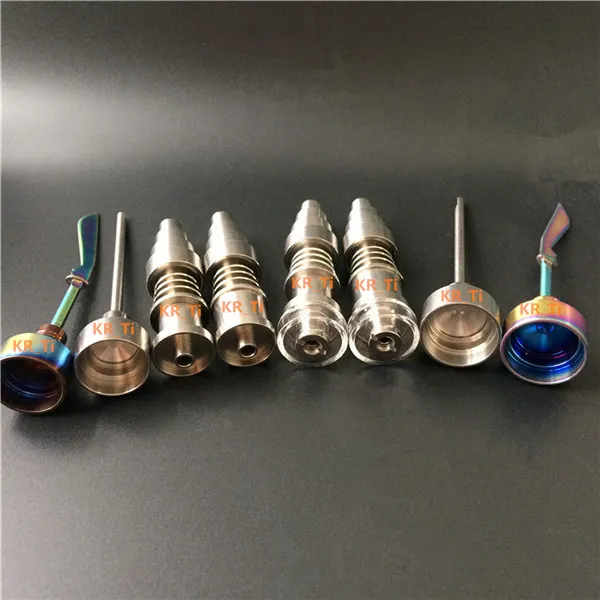 Titanyum karbonhidrat kapağı dabber kuvars eNail kuvars titanyum tırnak ortak10mm 14 5mm 18 8mm kadın ve erkek uyum 10mm 16mm 20mm ENA3158151883912