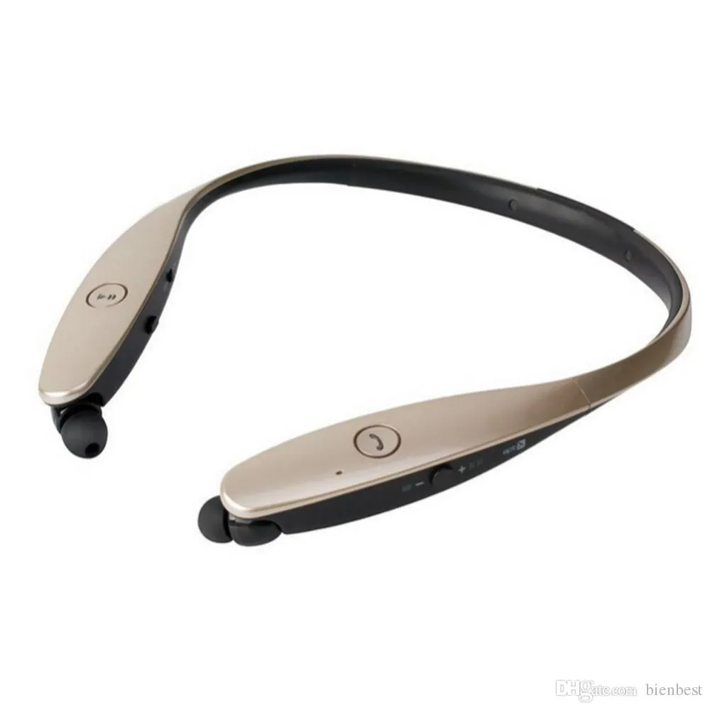 سماعة بلوتوث HBS 900 Bluetooth 4.0 في الأذن إلغاء الضوضاء L G Tone Infinim HBS-900 سماعة LG Neckband سماعة رأس بخاصية البلوتوث