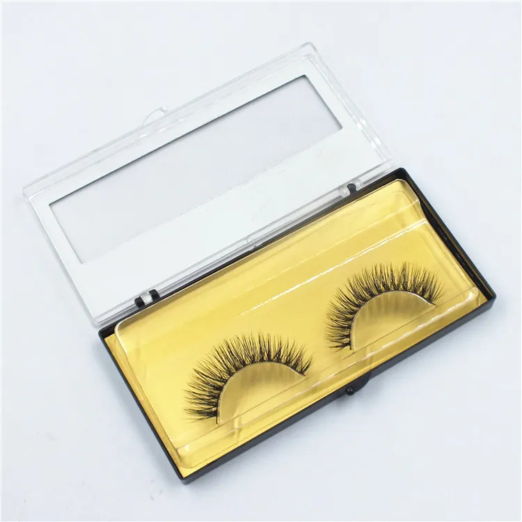 Real Mink Eyelashes Handmade Natural Long Thick Soft Crossing Eye Lashes High Quality