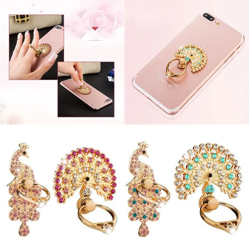 Bling Diamond Ring Phone Holder Unique Mix Style Cell Phone Holder Fashion For iPhone X 8 7 6s Samsung S8 cellphone stand iPad