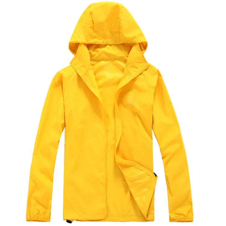 Veste coupe-vent imperméable uv pour hommes et femmes, nouvelle marque d'été, séchage rapide, sports de plein air décontractés, manteaux coupe-vent