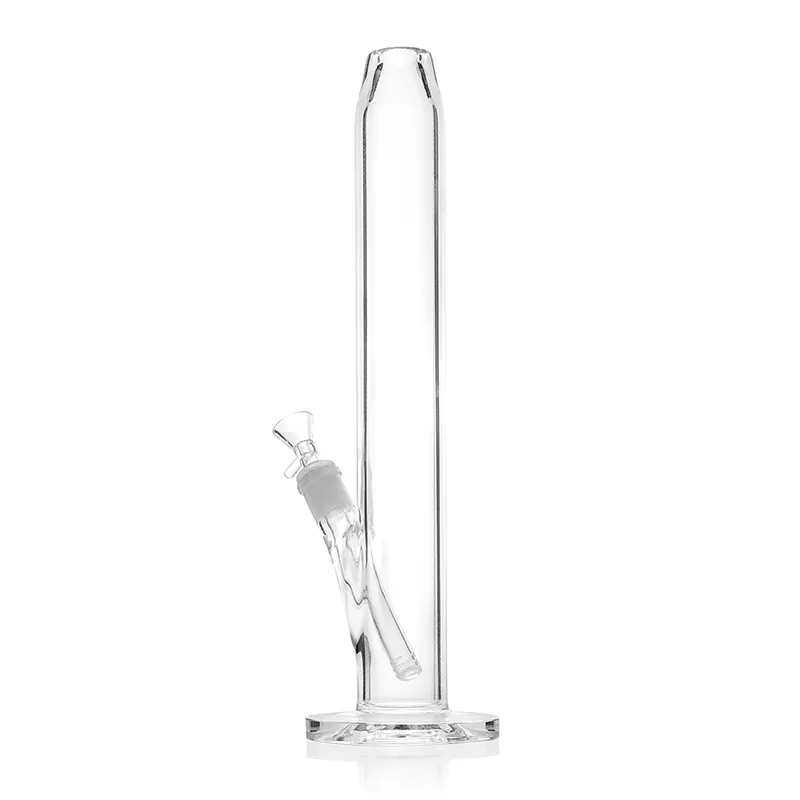 Neuer Stil Bodenbongs Glasbong 15 Zoll Wasserrohre Bohrinsel 18mm Bongs Rohr Bubbler gerade