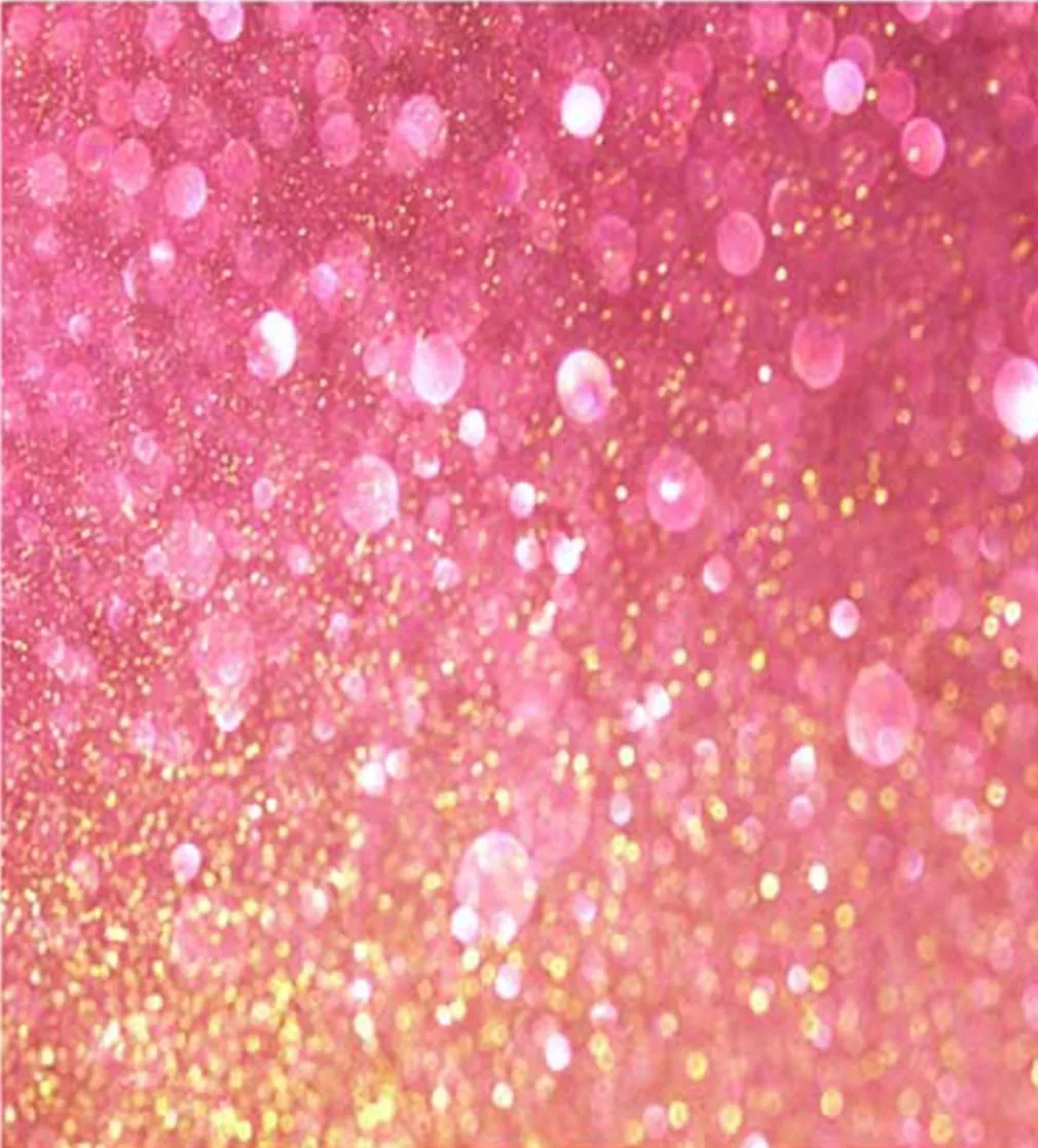 Bling Princess Pink Photography Background Bokeh Light Spots Baby Girl Birthday Party Background Bambini Photo Studio Picture Shoot Puntelli