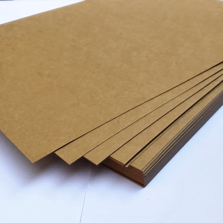 Groothandel - 50pcs / lot A4 Maat 21 * 29.7cm Kraftpapier 400GSM Kaartpapier, DIY Box Gift Packing