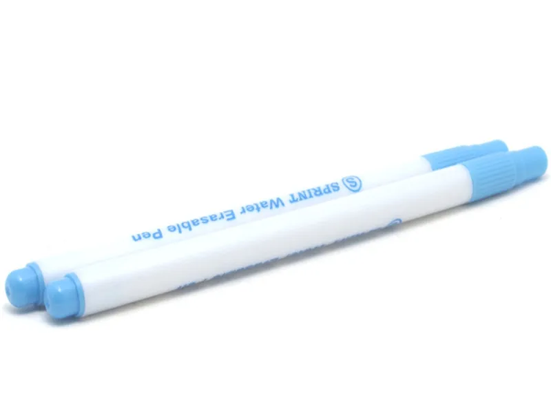 12ピース/セットミシンツール空気消去可能ペンマーカー簡単拭き取り水溶性布のペン一時マーキングテーラーのチョーク