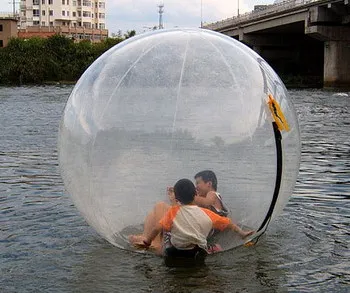 TPU 2 m hochwertiger Wasserlaufball, Zorbing-Wasserball, Riesenball, Zorb-Ballon, aufblasbarer menschlicher Hamster-Wasserfußball