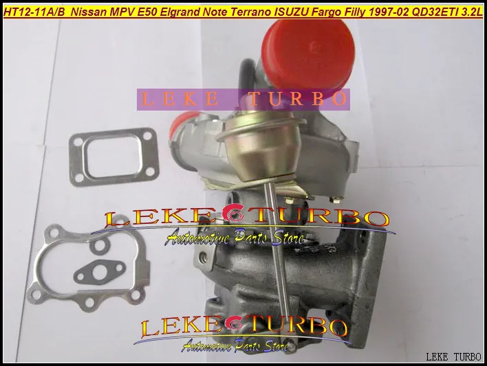 HT12-11A HT12-11B 14411-1W400 Turbocharger For Nissan MPV E50 Elgrand Note Terrano ISUZU Fargo Filly 1997-02 QD32ETI 3.2L (3)