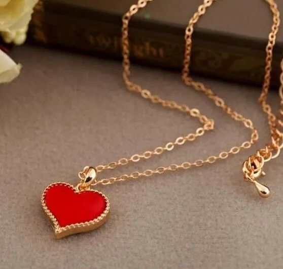 Hot sale Hot Clover love necklace jewelry items ornaments WFN415 with chain a 