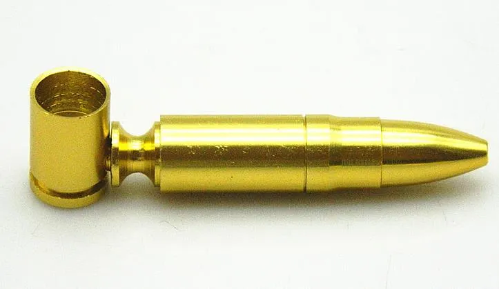 Direct metal bullets, pipes, golden filters, cigarette pipes, hot spot Metal Pipe