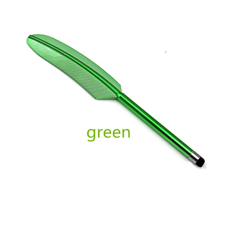 Kleurrijke Feather Stylus Pen Hoge Gevoelige Stylus Touch Screen Pen voor ipad iphone Samsung Tablet 3653898