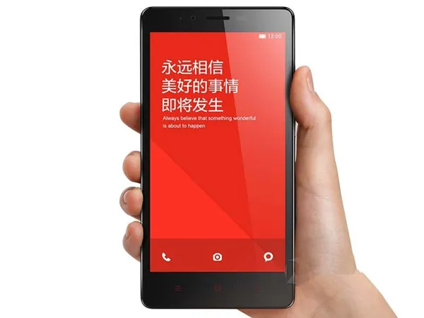 Original xiaomi redmi note smart phone mtk mt6592 quad core 5.5 polegada 1 gb ram 8 gb rom 13.0mp android lte telefone