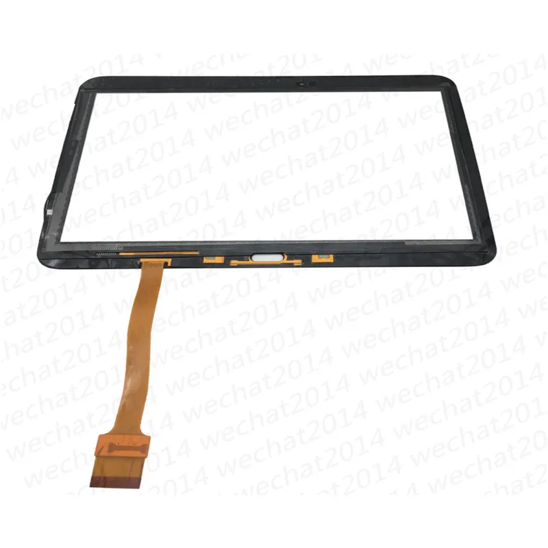 Lente de vidro digitador de tela de toque com fita para Samsung Galaxy Tab 3 10.1 P5200 P5210 DHL grátis
