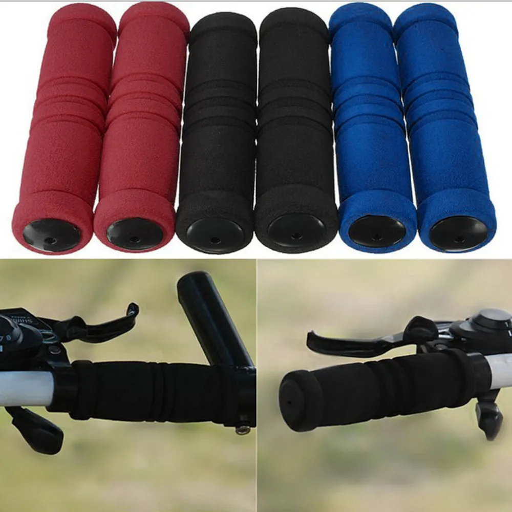 S29-247 Bike Bicycle Grips Motorcycle Handle Bar Cover Bike Bicycle Racing Sponge Sweat Bicycling Handlebar Grip Covers