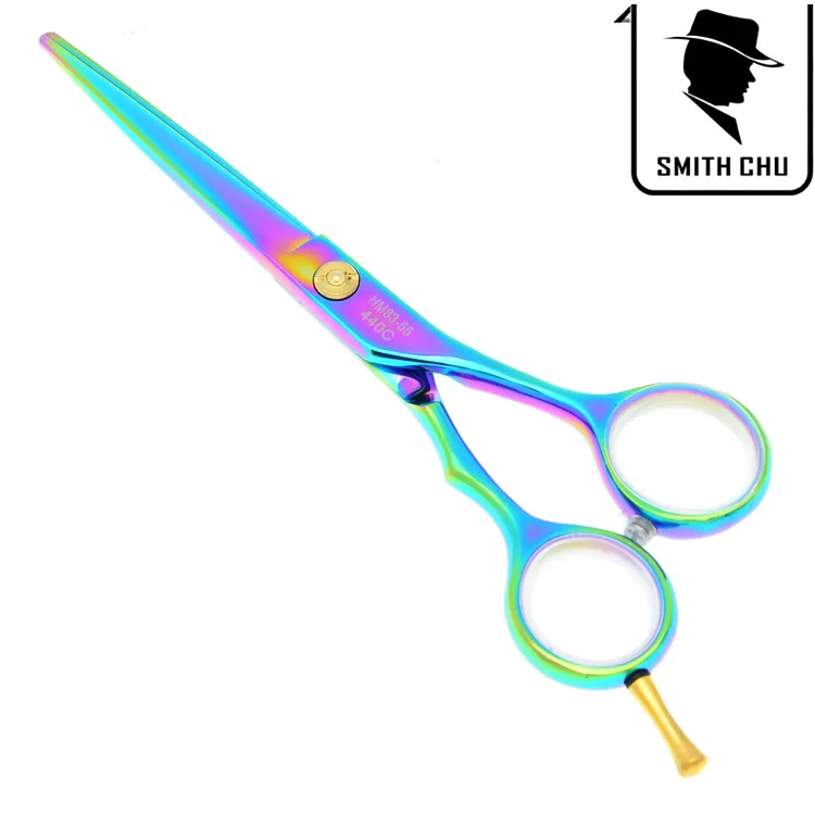 5.5 Pouce SMITH CHU New Tesouras En Acier Inoxydable Ciseaux De Cheveux Ciseaux De Coupe Ciseaux De Coiffeur Barber Hair Tool Livraison Gratuite, LZS0047