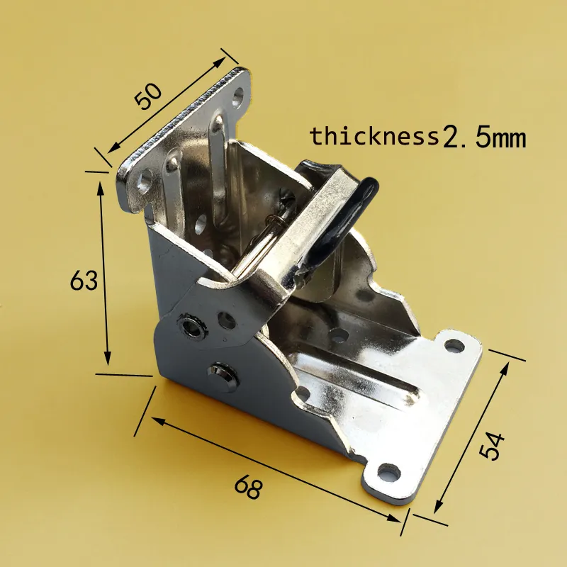 Self Locking Folding Furniture Hinge DIY 90° Hanging Part For Tea
