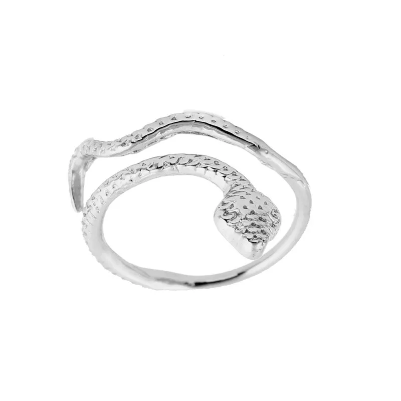 Everfast Bagues De Mode Réglable Cool Serpent Bague Argent Or Rose Plaqué Or Bijoux En Laiton pour Femmes Fille Peut Mélanger Color2212