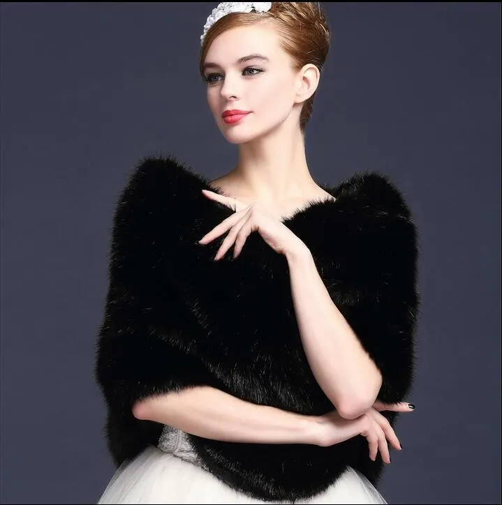 Gray Faux Fur Bridal Wrap Bolero Stole Sleeveless Shawl Jacket for Winter Evening Dresses from Dhgate Wraps & Jackets - price 42.46 Gray Faux Fur Bridal Wrap Bolero Stole Sleeveless Shawl Jacket for Winter Evening Dresses from Dhgate Wraps & Jackets - price 42.46