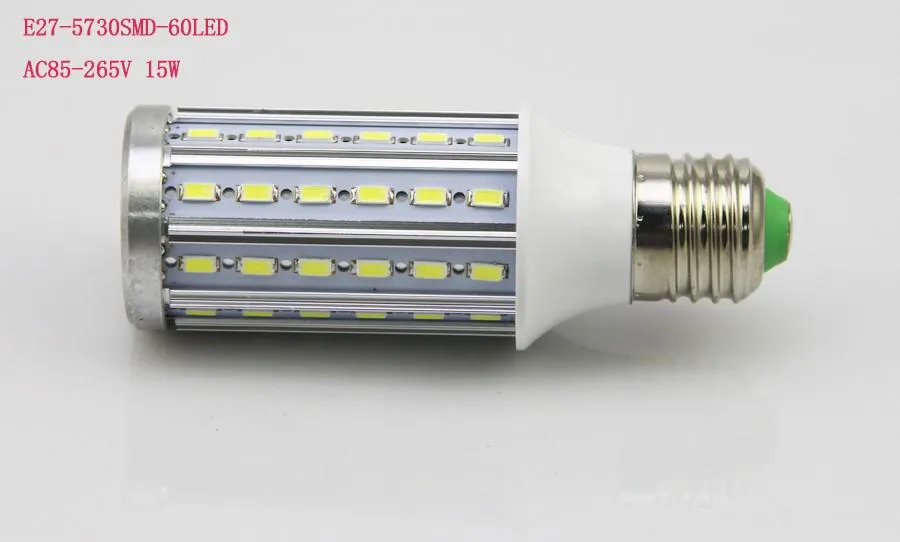 DHL سوبر مشرق أدى ضوء الذرة E27 E14 B22 SMD5730 85-265V 10W 15W 20W 25W 30W 40W 60W 60W LED لمبة الإضاءة مصابيح