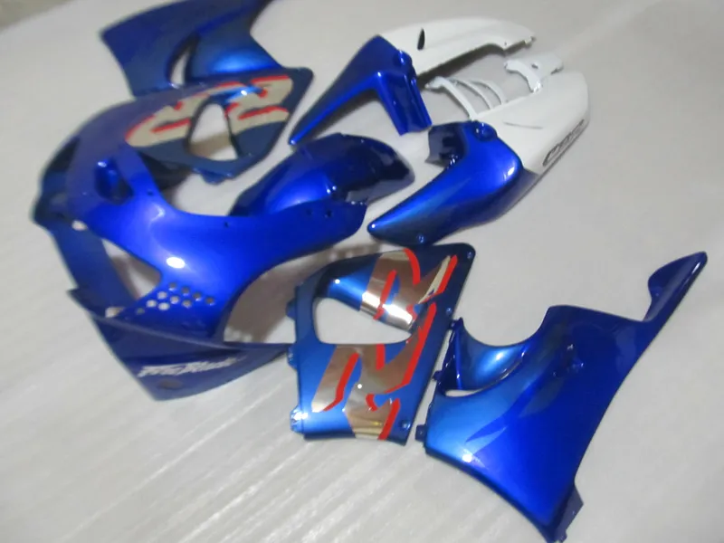 جديد حار طقم أجزاء fairing kit لهوندا CBR919RR 98 99 fairings الأبيض الأزرق مجموعة CBR 900RR 1998 1999 OT25