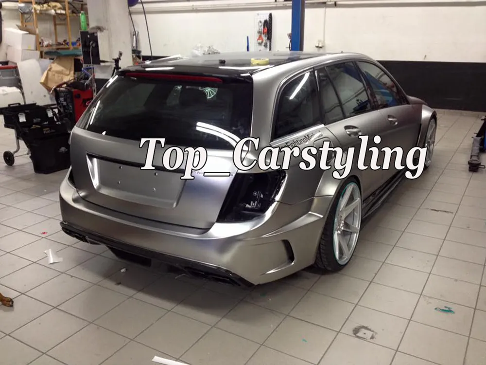 Silver SATIN CHROME Vinyl Car Wrap Film with air bubble free satin silver chrome Covering styling graphics 1.52x20m roll 5X67ft