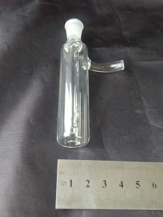 Långt filterpottglas Bongs tillbehör Glas rökrör färgglada mini flerfärgade handrör bästa skedglas