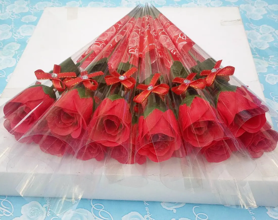 Artificial Soap Rose Flower For Wedding Party Birthday Souvenirs Gifts Favor Home Decoration