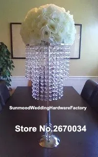 Wyprzedaż nowoczesny stołowy stół Crystal Centerpieces na ślub