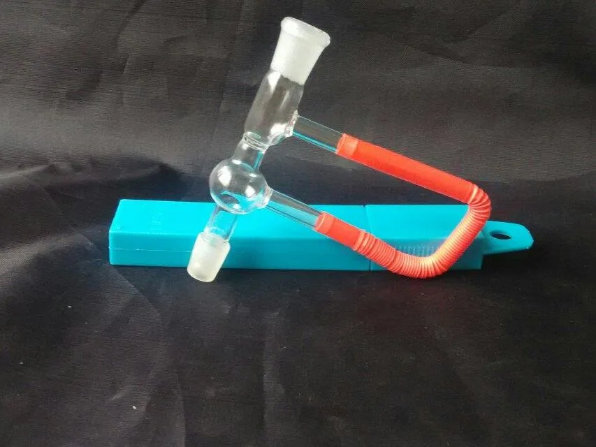 Transparent kalebass med hylsa bongs accessoarer glas rökrör färgglada mini flerfärgade handrör bästa skedglas