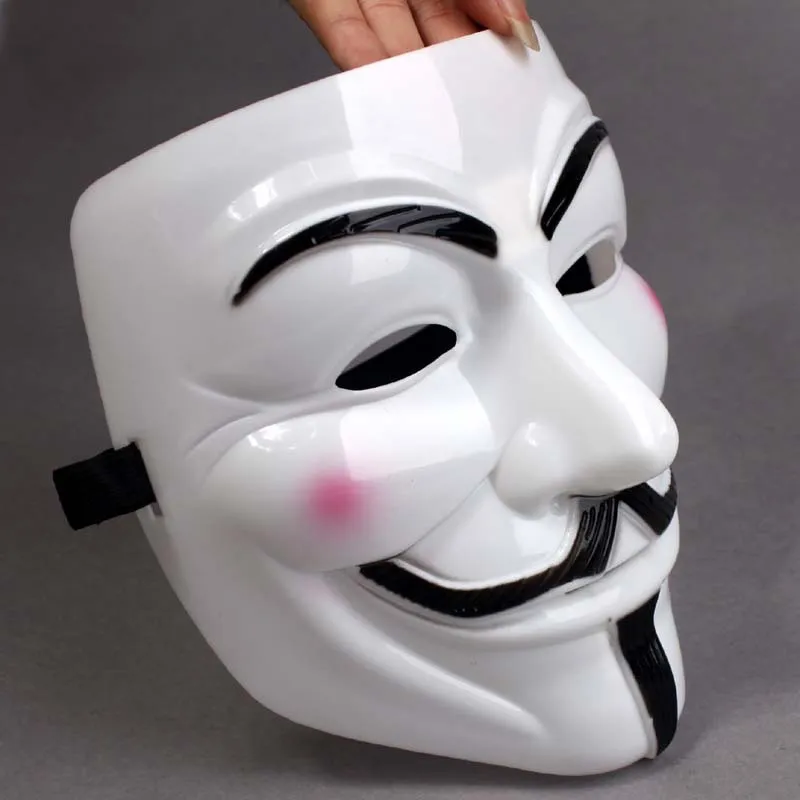 Maski imprezowe V for Vendetta Maski Anonim Guy Fawkes Fancy Dress Adult Costume Accessory Cosplay Maski na Halloween Party6304641