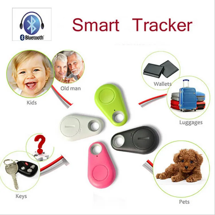 Mini GPS Tracker Wireless Key Finder Allarme 8g Ricerca oggetto bidirezionale bambini, animali domestici, anziani, portafogli, automobili, pacchetto di vendita al dettaglio del telefono