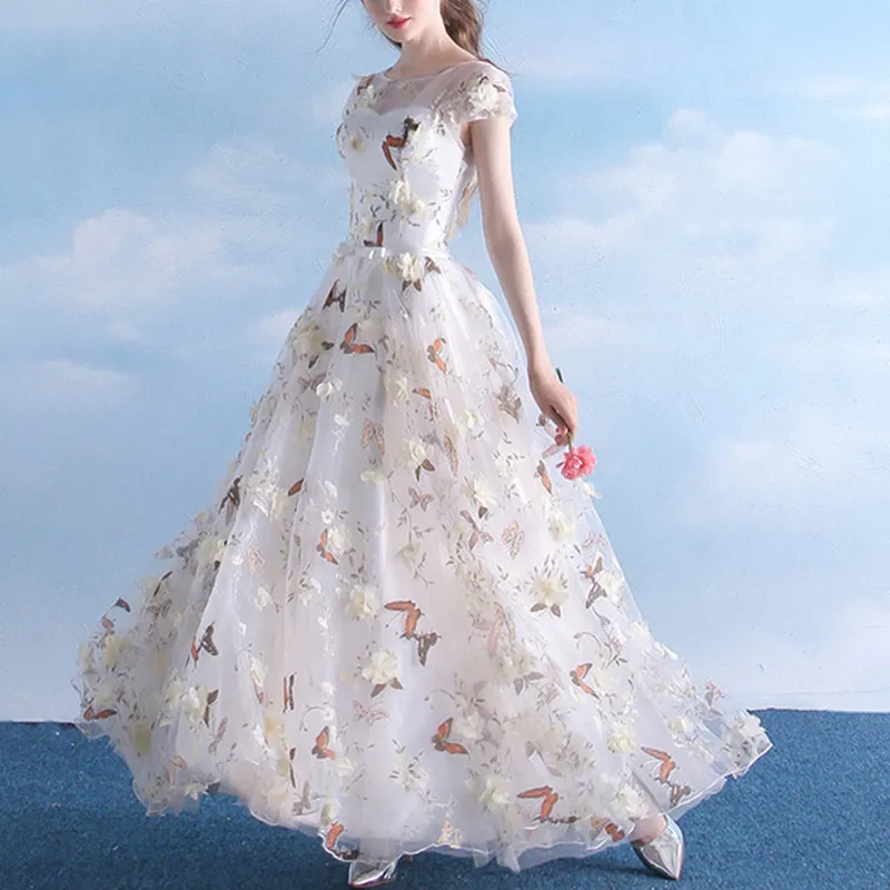 Vestidos sales romanticos largos