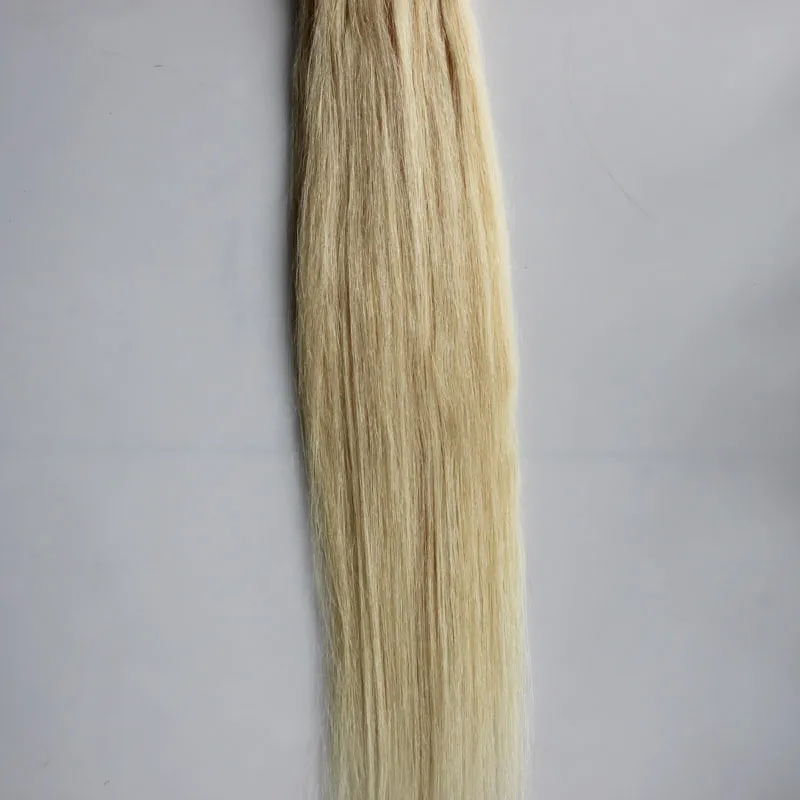 ＃613漂白剤ブロンド100％ブラジルの毛のまっすぐループマイクロリングヘア1G /鎖50S /パック50G 4Bマイクロリンクの毛髪拡張