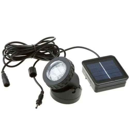 6 LED Waterproof Underwater Solar Power Spot Light Outdoor Garden Lawn Lamp swimming pool underwater lights