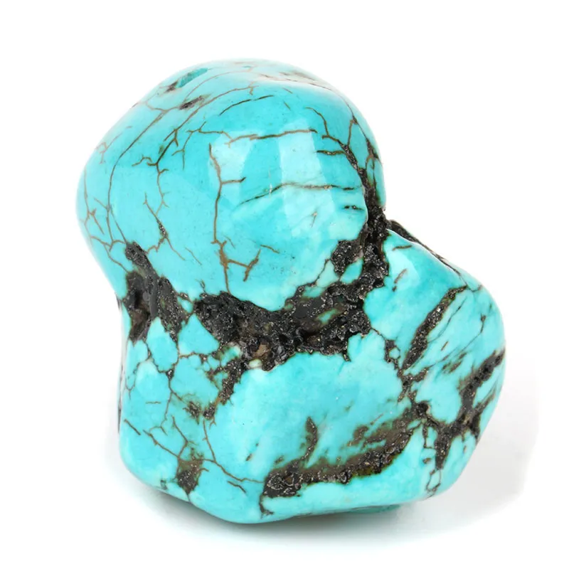 20-25mm perles de gravier en pierre naturelle irrégulière perles turquoise pour collier Bracelet artisanat faisant des résultats forme Howlite Lo263K